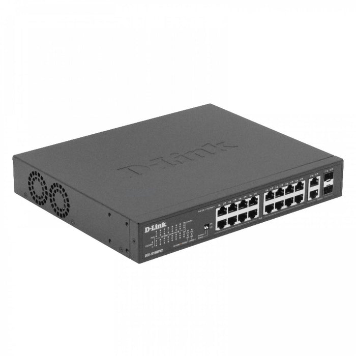Switch PoE 16 Puertos 100 Mbps D-LINK sin Clickbox