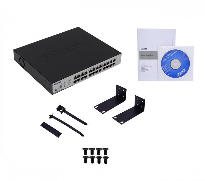 Switch PoE 24 puertos Gigabit con 12 puertos PoE Clickbox