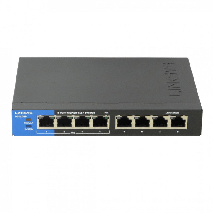 Switch PoE 8 puertos 10/100/1000 Mbps Clickbox