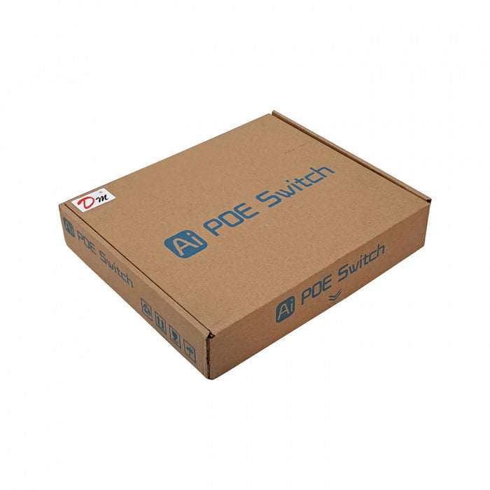 Switch PoE 8 Puertos 100 Mbps 2 Puertos Gigabit Clickbox