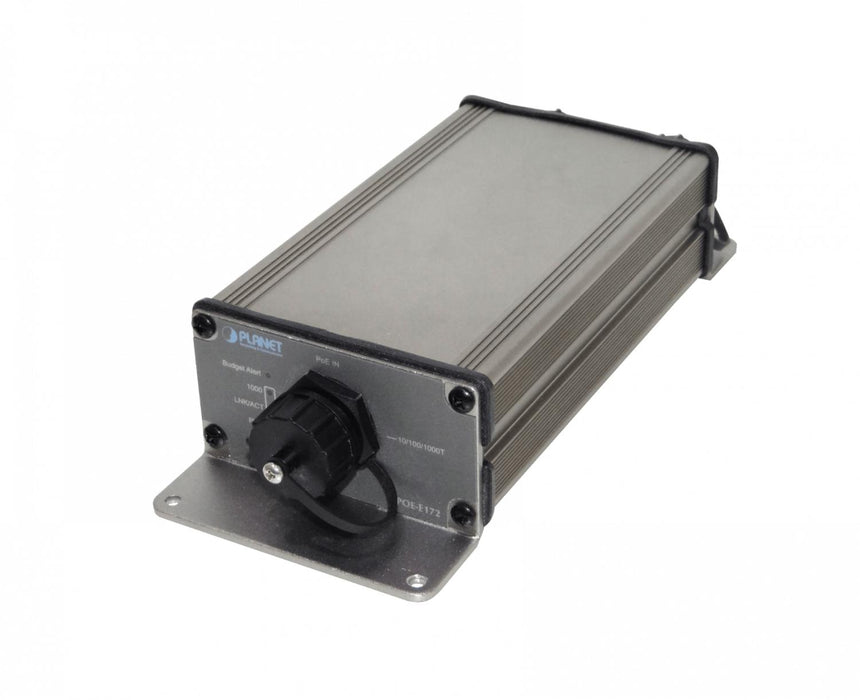 Switch PoE+bt PLANET IP63 1in-2out Clickbox