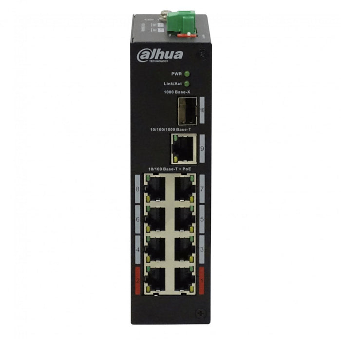 Switch PoE Industrial DAHUA 8-100-PoE 96W 1-1000 Clickbox