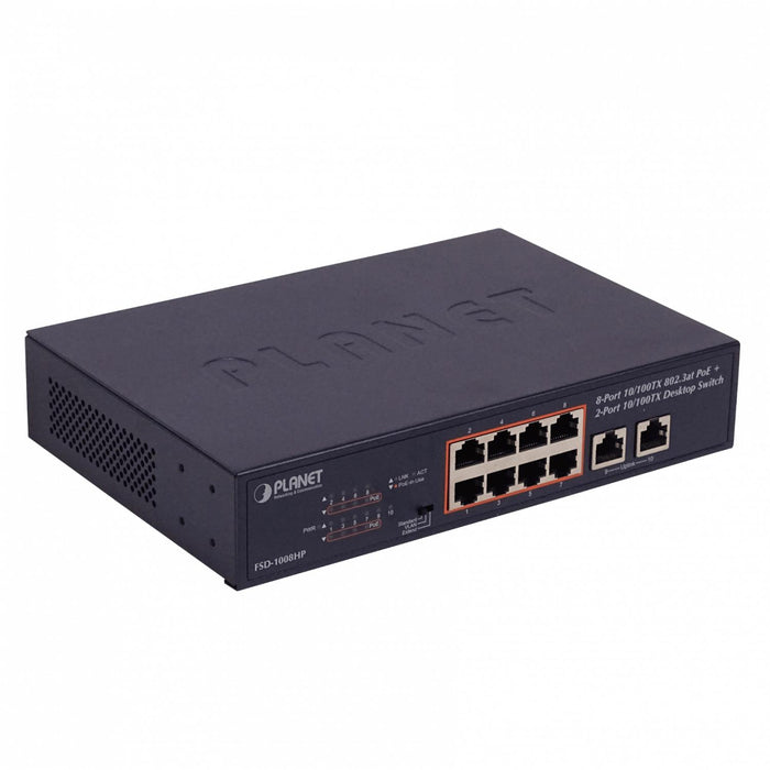 Switch PoE PLANET 8-Puertos 120W Clickbox
