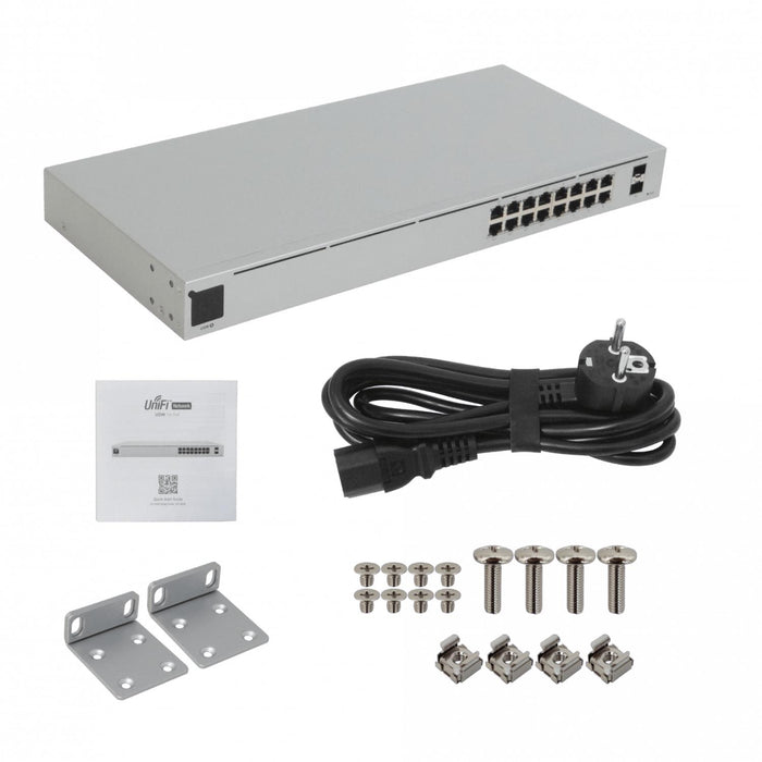 Switch Rack 16 Puertos PoE 42W UBIQUITI Clickbox
