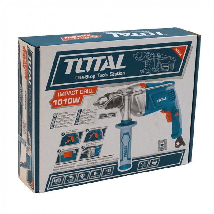 Taladro de Impacto Industrial TOTAL 1010W 240VAC Clickbox