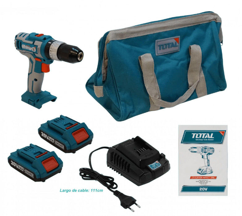 Taladro Inalámbrico TALA-SET TOTAL 0,8-10mm 20V Clickbox
