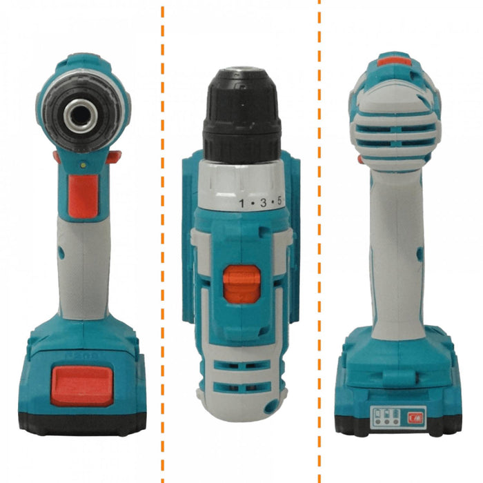 Taladro inalámbrico TOTAL P20S 20V con capacidad Clickbox