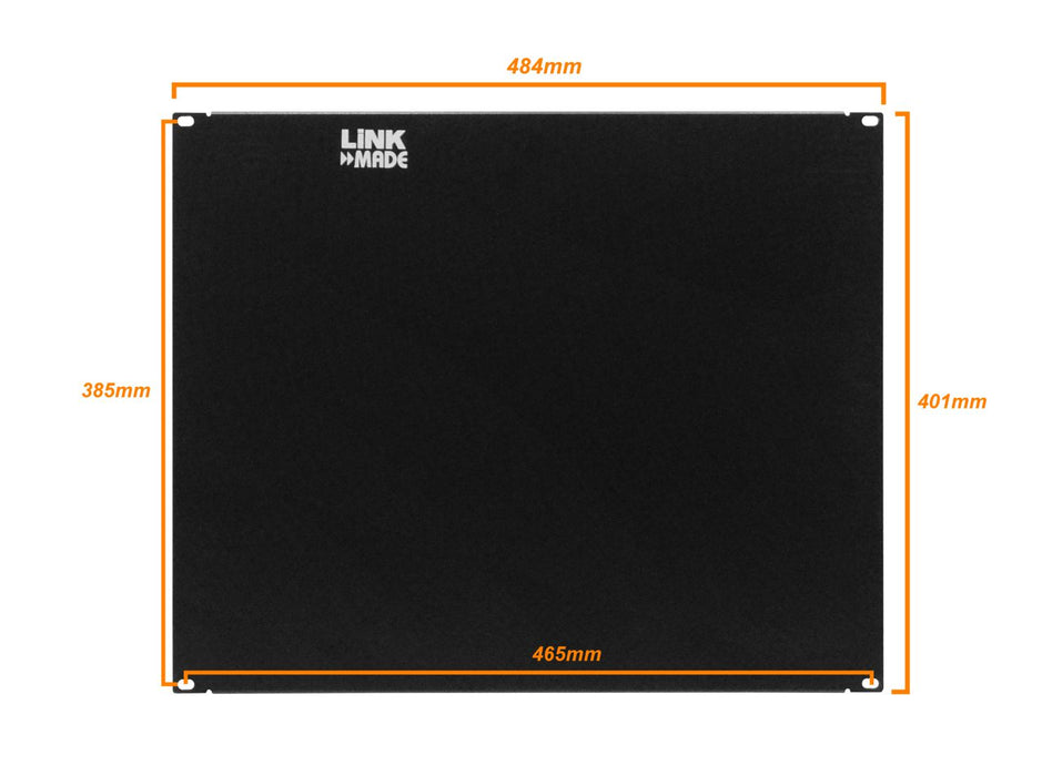 Tapa Cubre Espacio Rack 9U 401mm Fierro Clickbox
