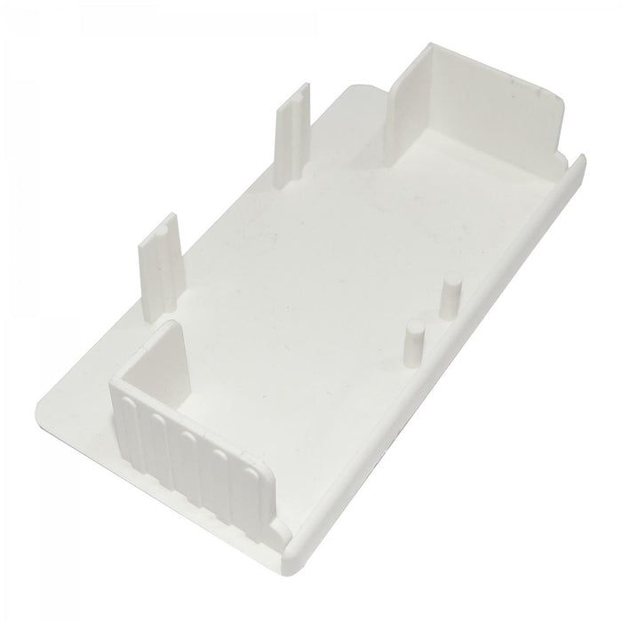 Tapa Final Recta-Plana Blanca 100x50mm para Clickbox