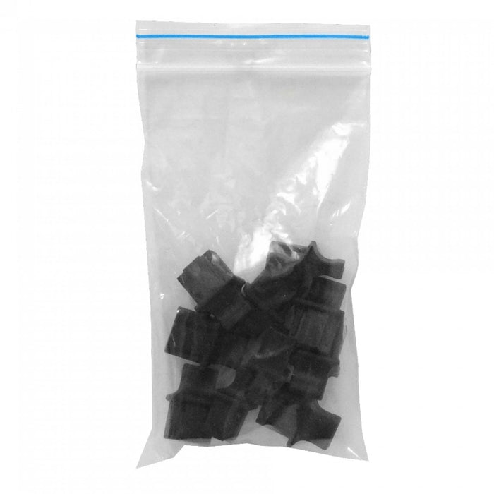 Tapa Keystone RJ45 Negra 10 unidades Clickbox
