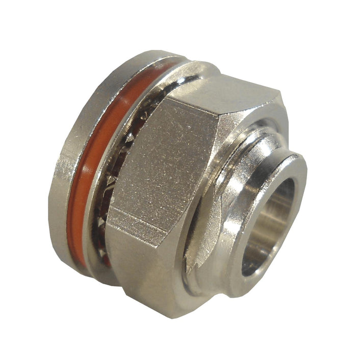 Tapa metálica con tuerca y golilla O-Ring para Clickbox