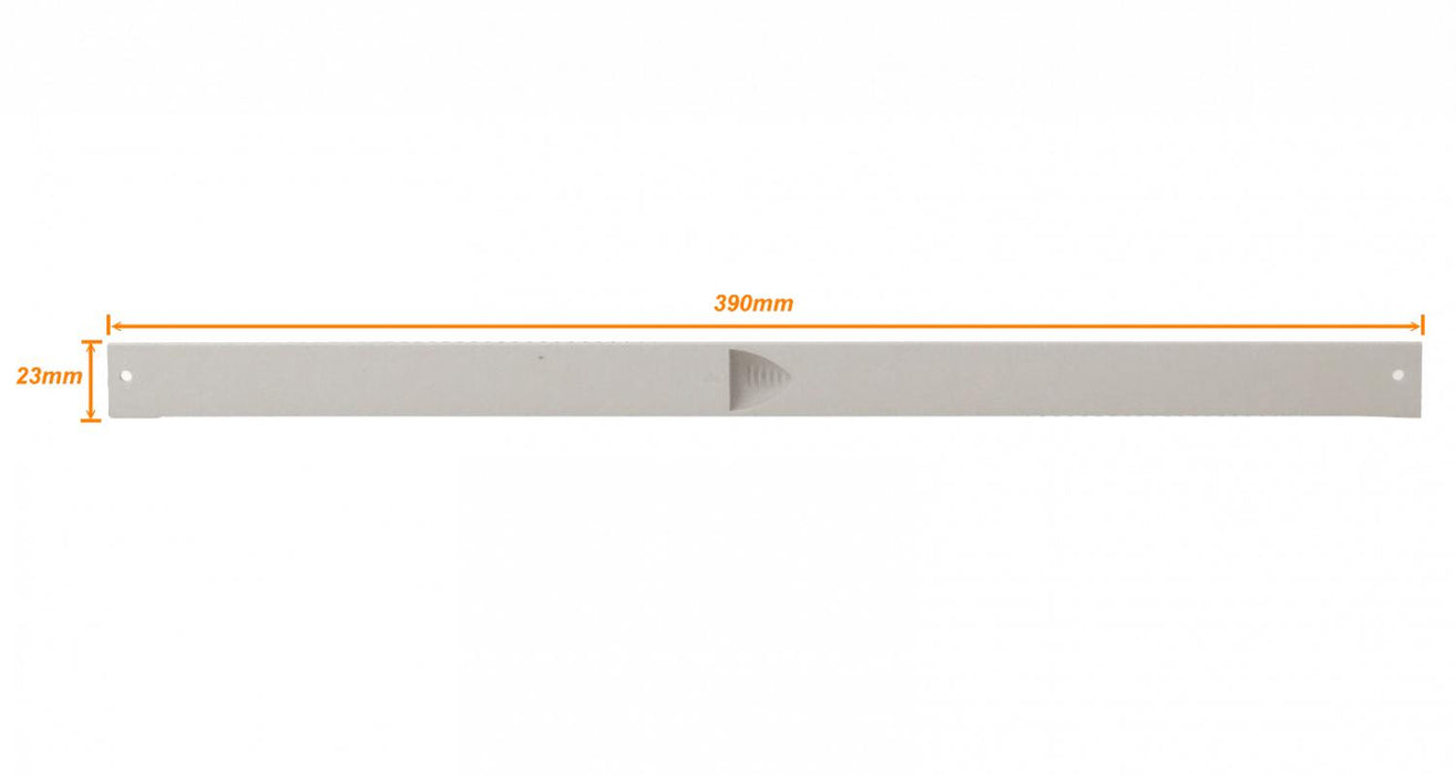 Tapa Plástica-ABS Beige 394x23mm para OLT Clickbox