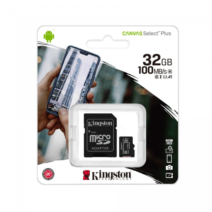 Tarjeta de memoria MicroSD de 32GB con adaptador Clickbox
