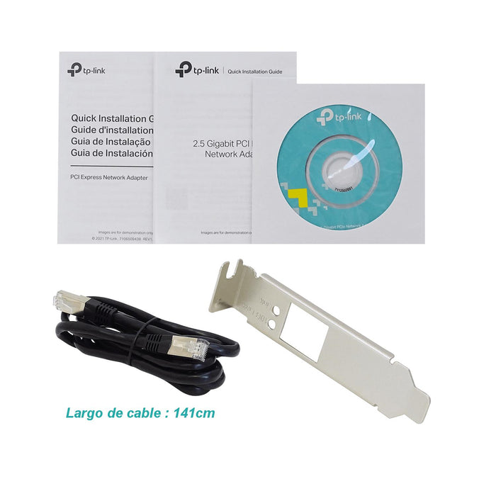 Tarjeta de red 10G PCIe-x4 para conexiones de Clickbox