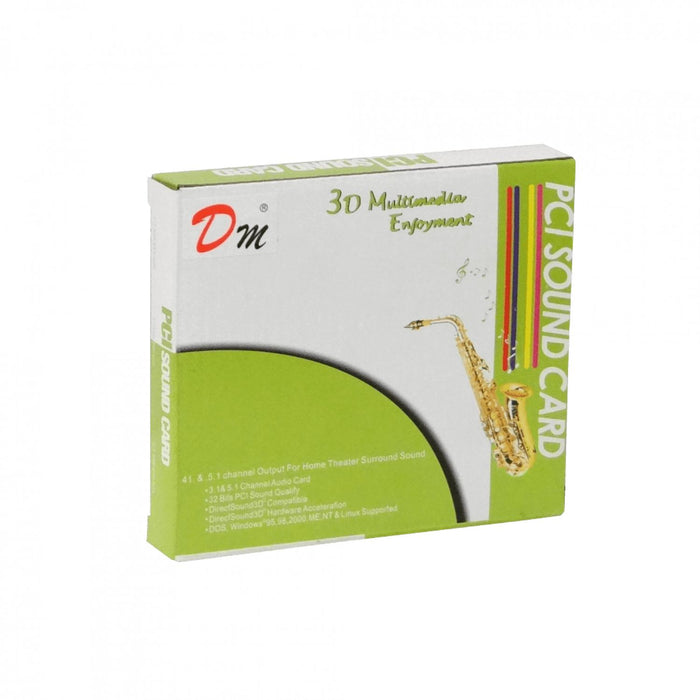 Tarjeta de sonido PCI-Legacy 4.1 con conexiones Clickbox