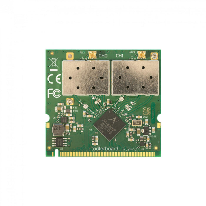Tarjeta Wifi MIKROTIK 2-MMCX 26dBm 2,4GHz/5GHz Clickbox