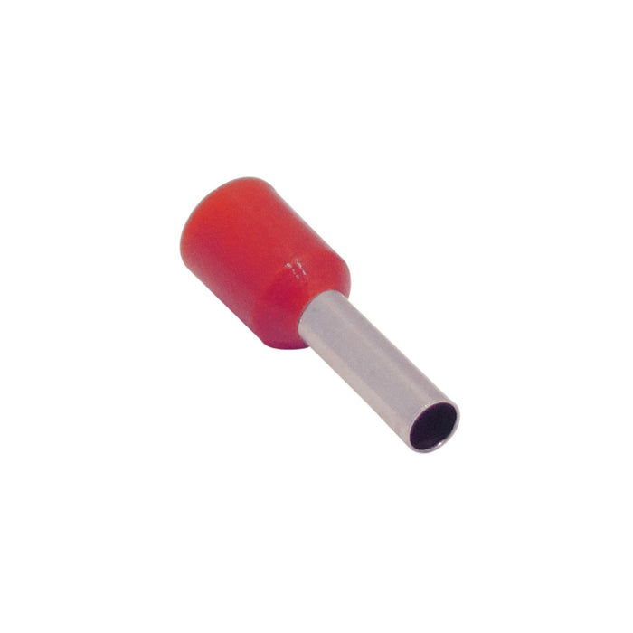 Terminal aislado de ferrules AWG14, rojo 2,5mm2, Clickbox