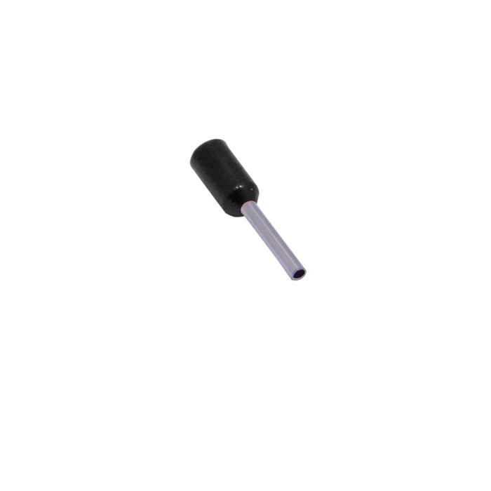 Terminal Aislado Negro 0,5mm2 AWG22 Clickbox