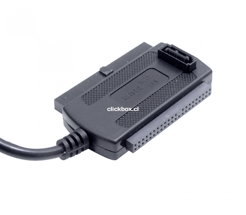 Adaptador USB a SATA/IDE para discos duros de Clickbox