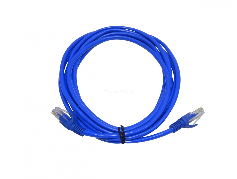 Cable de conexión multifilar CCA azul de 3 metros Clickbox