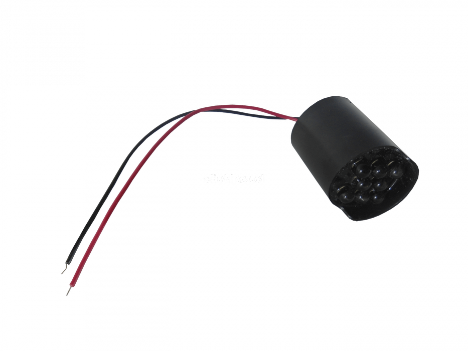 Cluster LED Rojo 26mm 6LED-5mm 120x60º Elíptico Clickbox