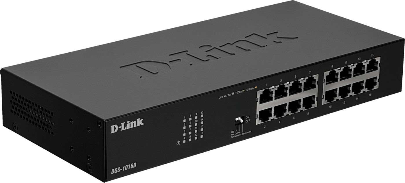 Switch Gigabit D-LINK 16-1000 No-Administrable Clickbox