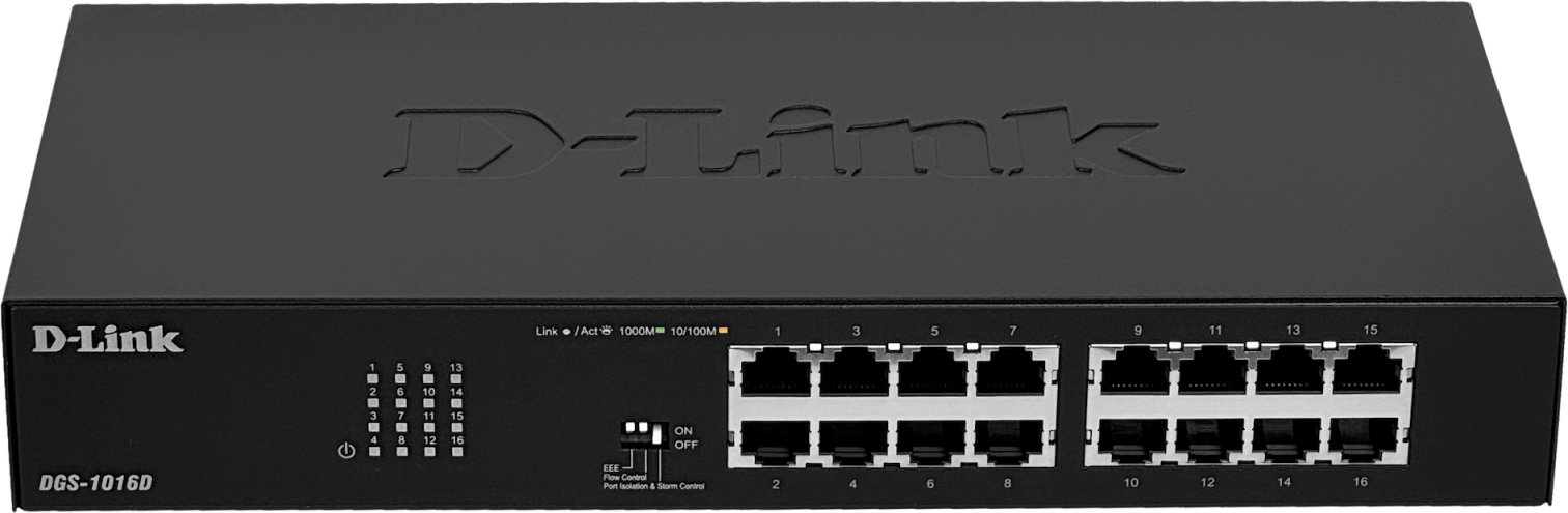 Switch Gigabit D-LINK 16-1000 No-Administrable Clickbox