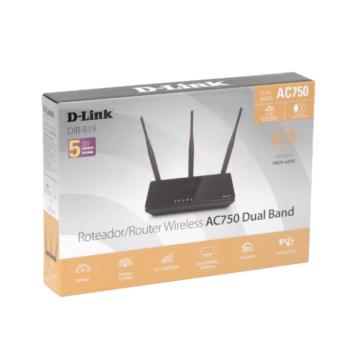 Router WiFi D-LINK AC750 Dual Band Clickbox