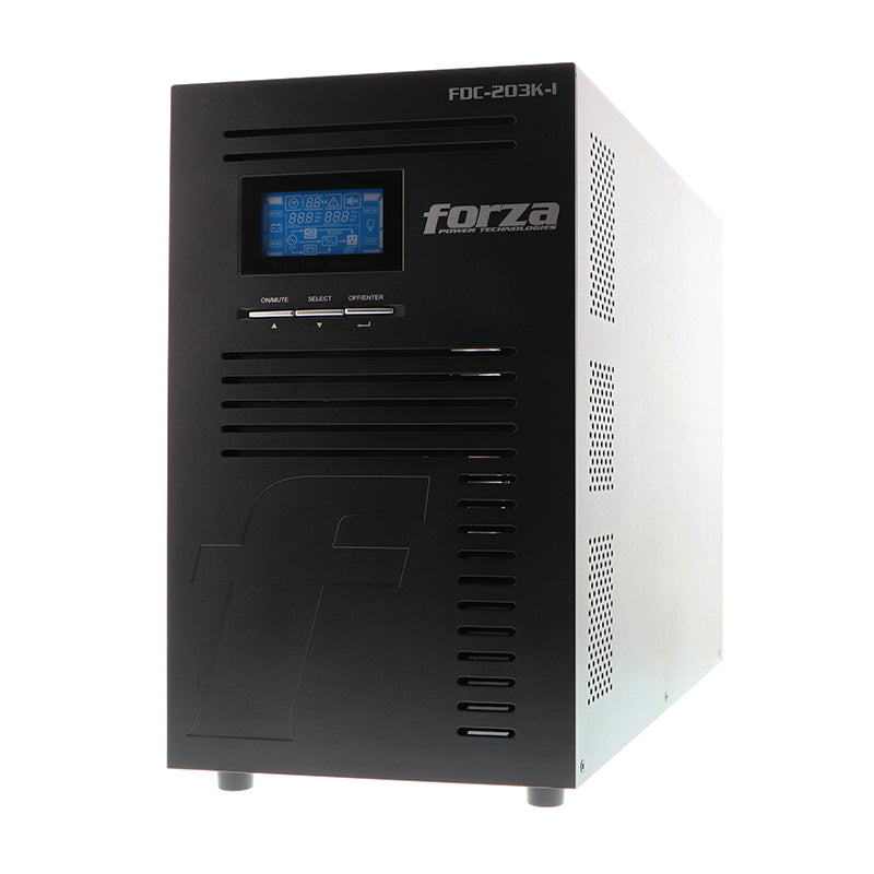 UPS Online Atlas 3000VA/3000W 220V 9 salidas IEC LCD torre Forza Clickbox