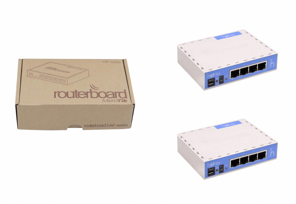 Router MikroTik HAP-Lite WiFi 2.4GHz Clickbox