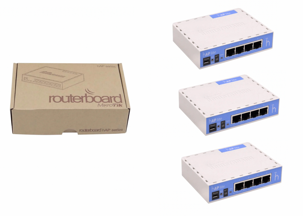 Router Inalámbrico MikroTik HAP-Lite Clickbox