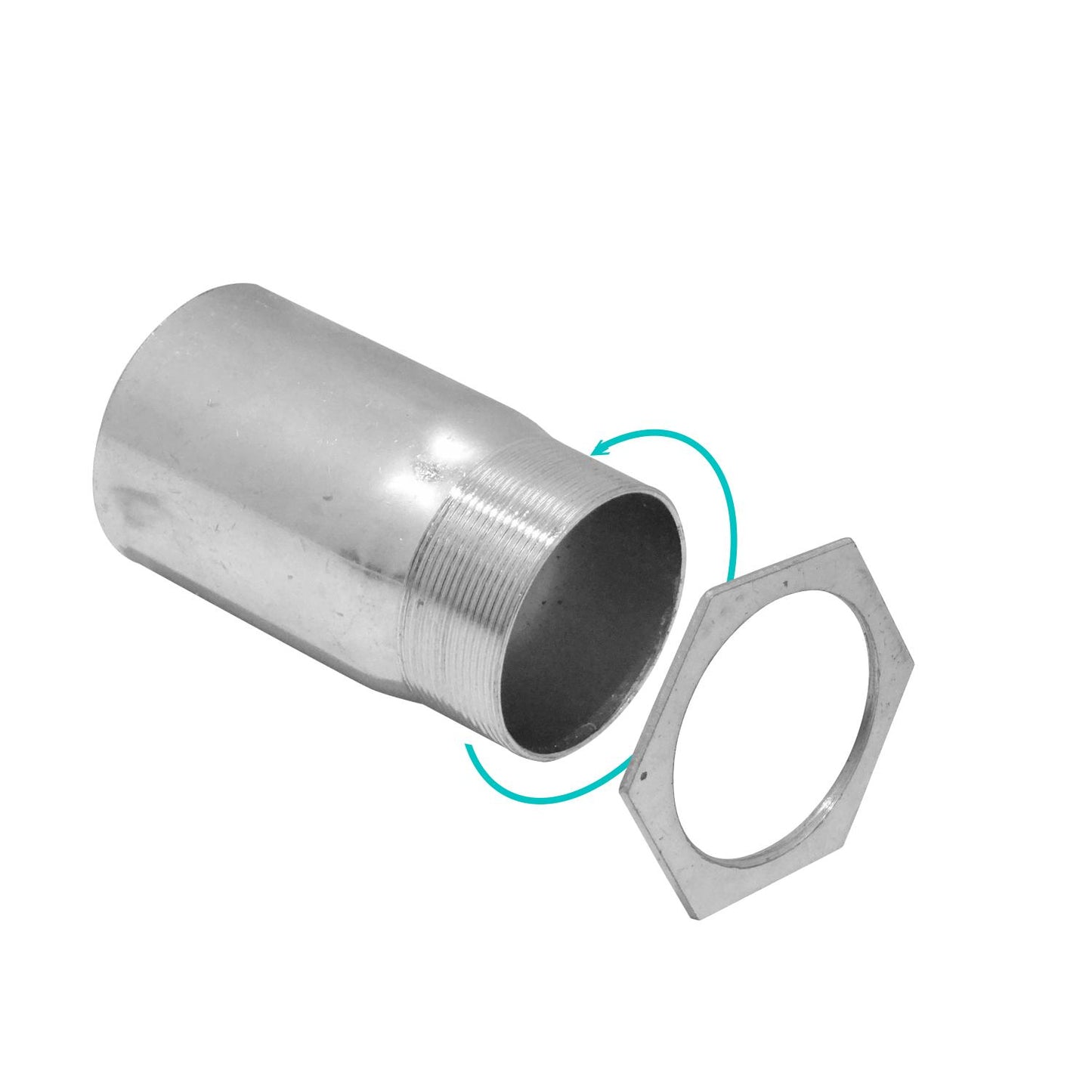 50mm Conduit Metal Threaded Outlet Clickbox