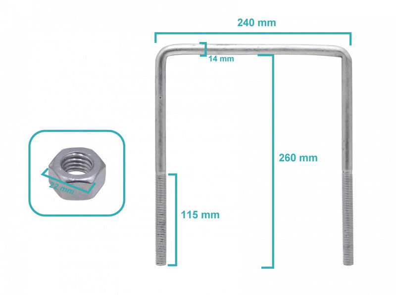 Abrazadera BT para Poste con Clickbox