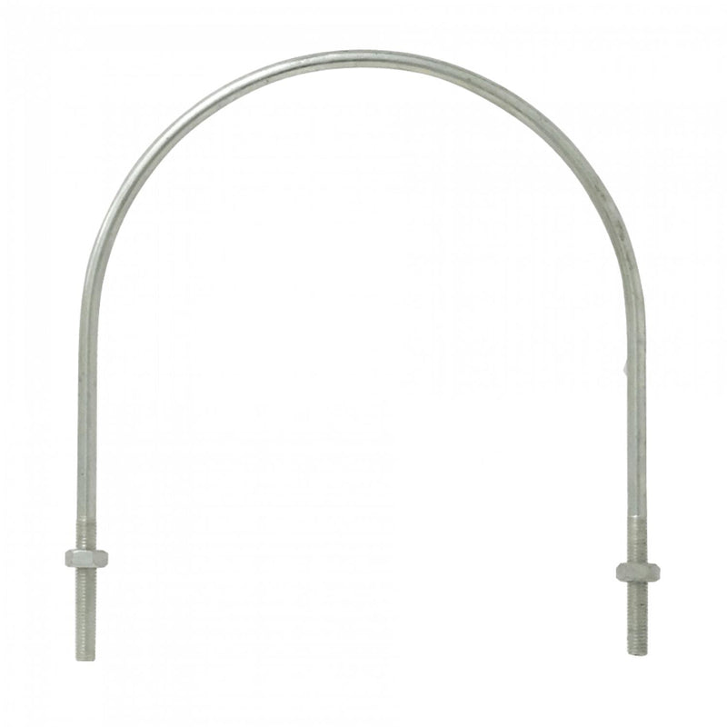 Abrazadera para poste de 190-220mm con 2 tuercas Clickbox