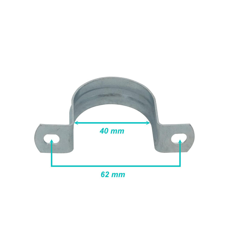 Abrazadera para tubo EMT de 40mm, unidad Clickbox