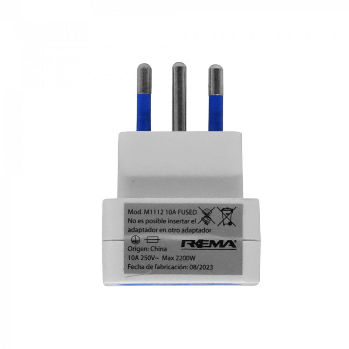 Adaptador de corriente Chile 16A hembra a Chile Clickbox