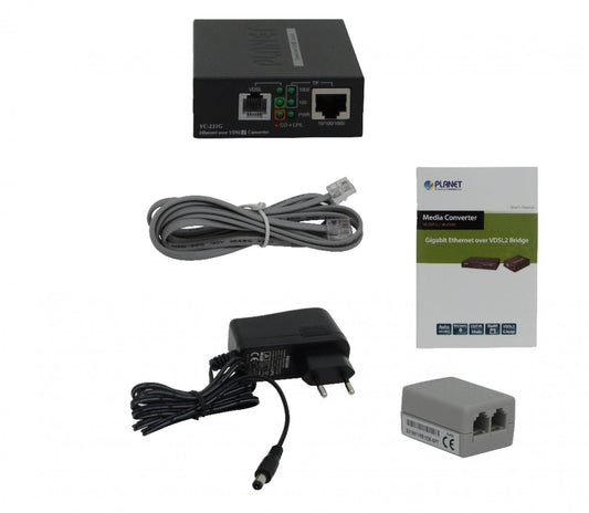 Adaptador Ethernet sobre VDSL2 para distancias Clickbox