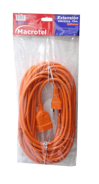 Alargador de Corriente ME-1215 MACROTEL 15mt Clickbox