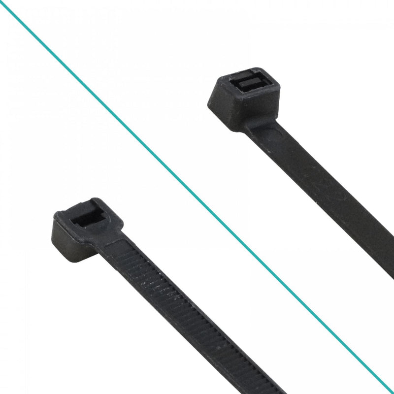 Amarra Plástica Nylon 7.2x400mm Negra - Paquete Clickbox