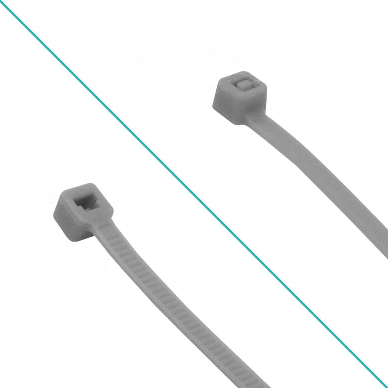 Amarra Plástica Nylon Gris 3.5x200mm 50 Clickbox