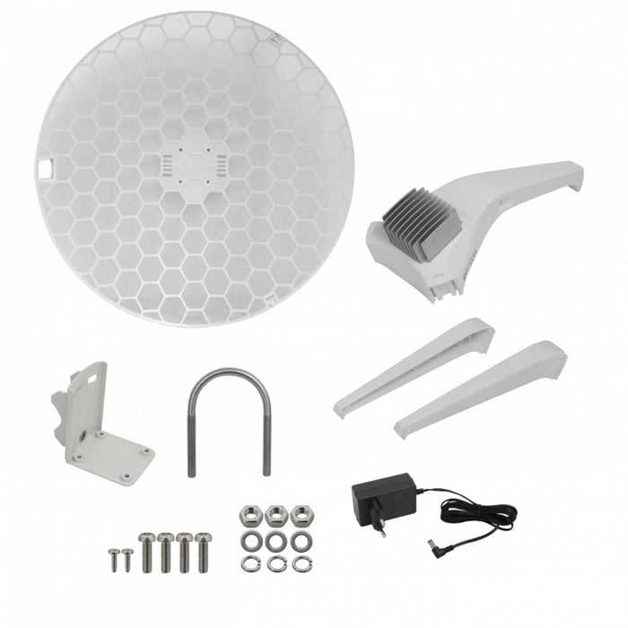Antena direccional dual 2,4/5GHz 27/18dBi con Clickbox