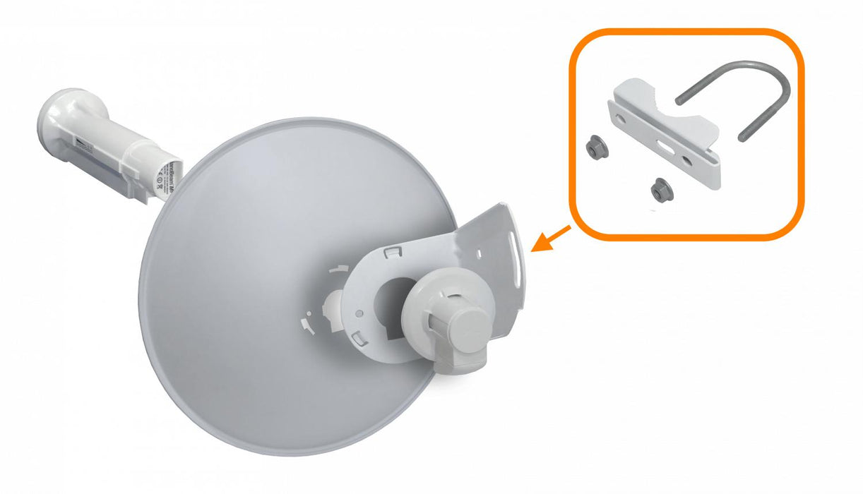 Antena Exterior UBIQUITI 5GHz 25dBi 400mm Clickbox