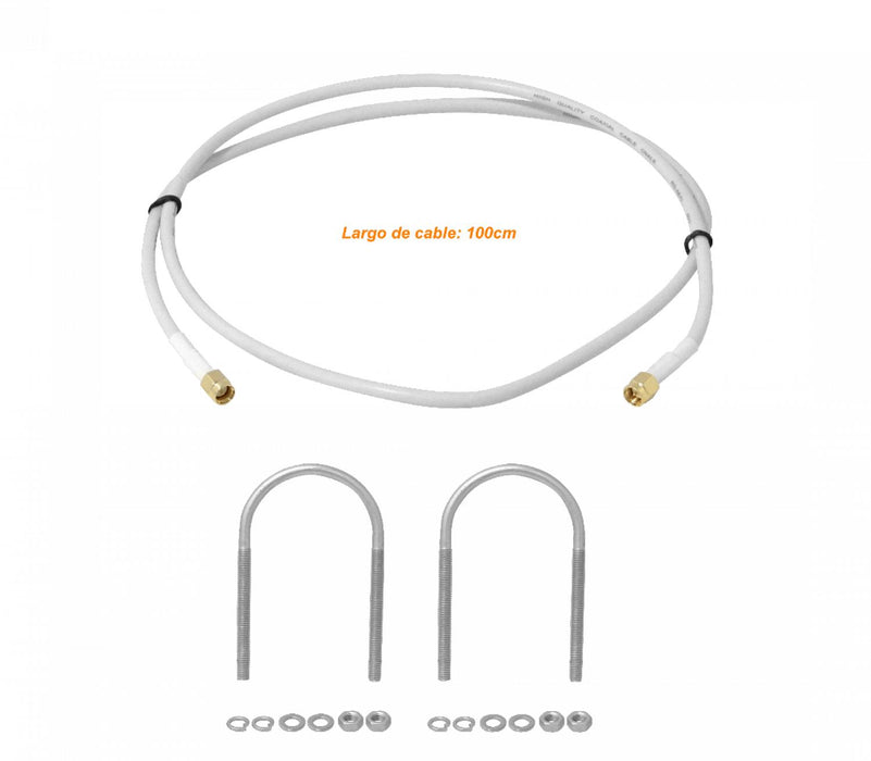 Antena Omni 2,4GHz 8dBi TOF-2400-8V-4 Clickbox