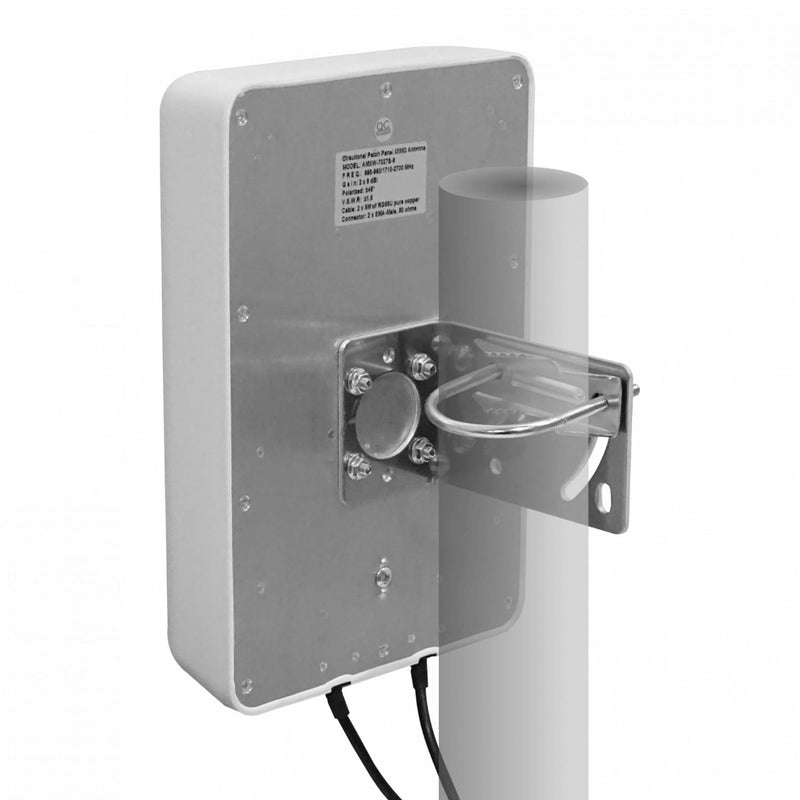 Antena Panel 2x7/9dBi 2-SMA-M/5mt Clickbox