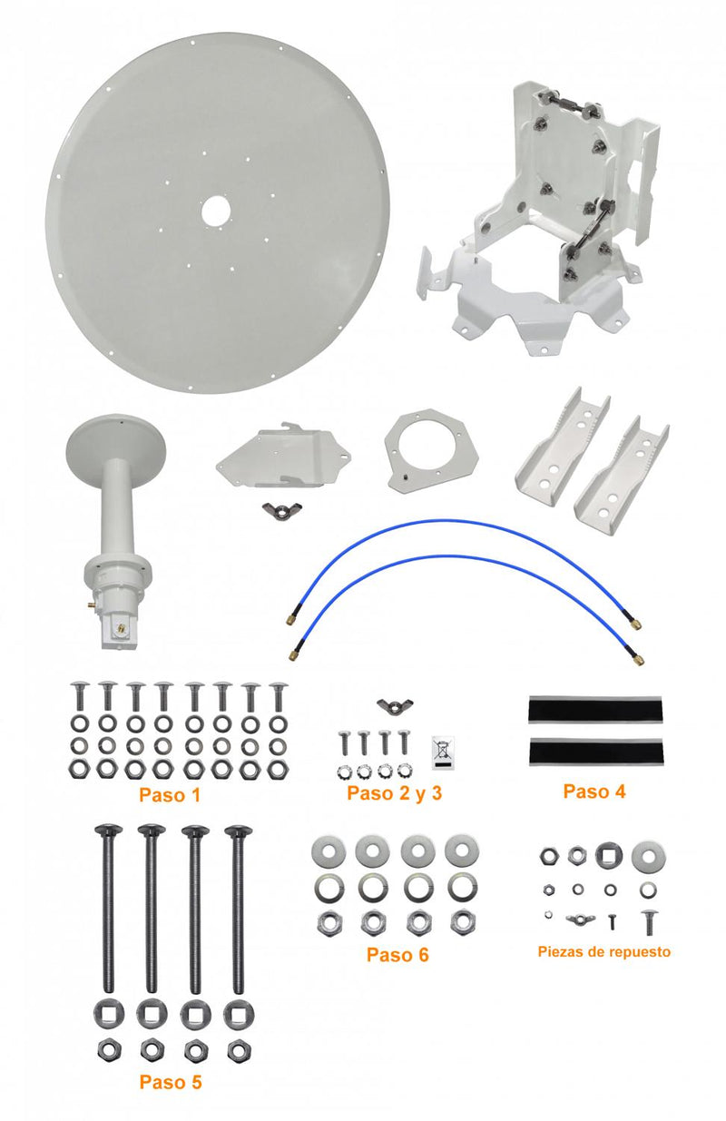 Antena Parabólica de Precisión MIKROTIK 30dBi Clickbox
