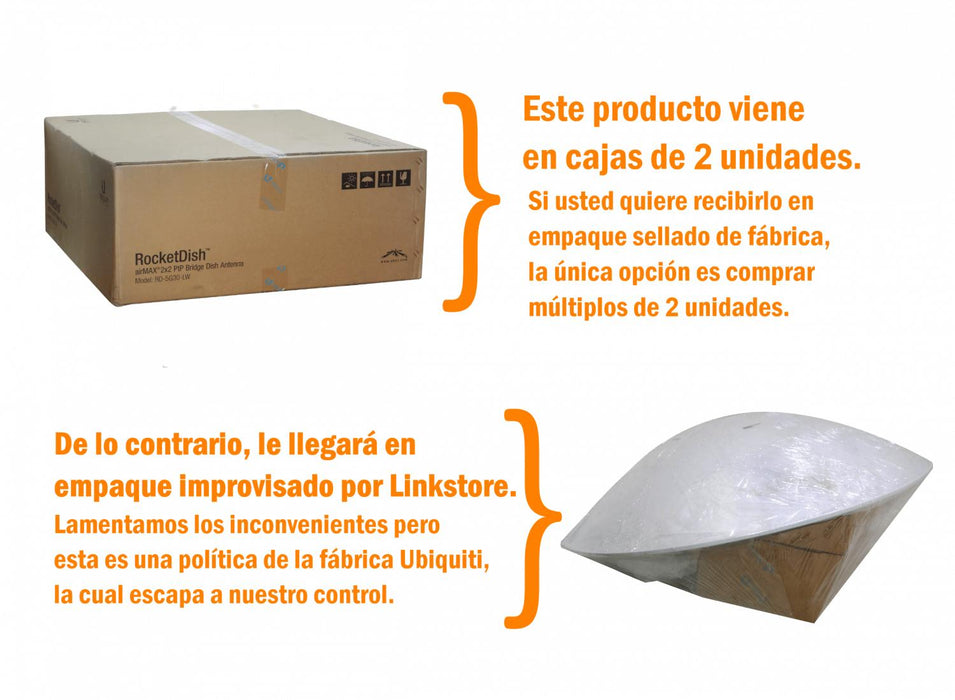 Antena Parabólica UBIQUITI p/ISO-BEAM Clickbox