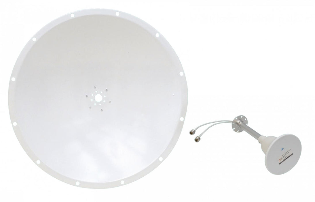 Antena Plana 24dBi 2,4GHz 2-N-Hembra Clickbox