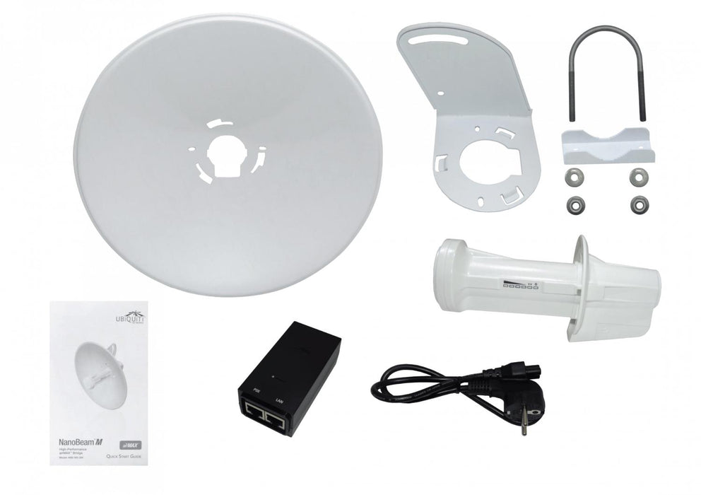 Antena UBIQUITI 5GHz 22dBi 300mm PowerBeam con Clickbox