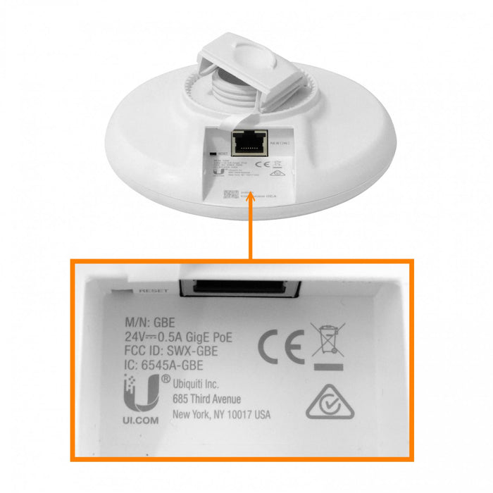 Antena UBIQUITI 60GHz 5GHz 17/10dBi 57-66GHz Clickbox