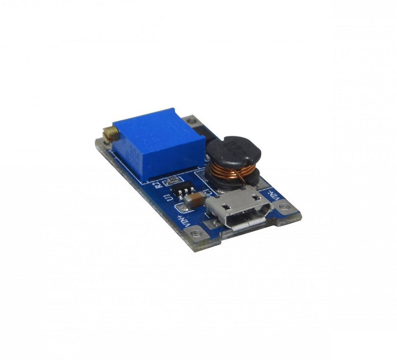 Aumentador de Voltaje Ajustable USB 2-24VDC a Clickbox